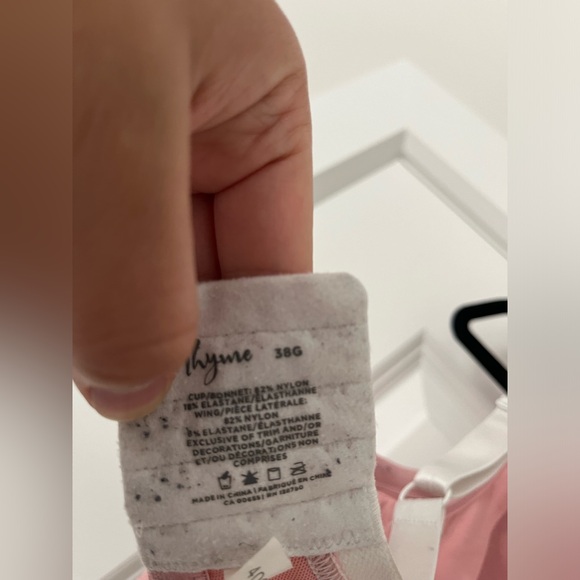 Thyme and maternity blush pink nursing bra - Picture 4 of 4